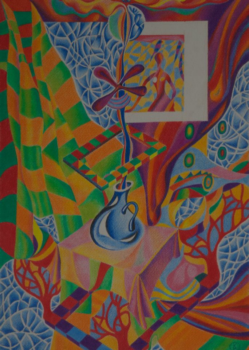 Женщина с попугаем